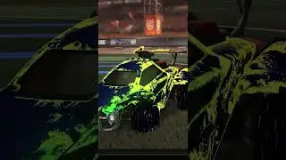 *NEW* Fire God: Multichrome Black Market Decal Car Design - Rocket League Item Shop Design #shorts