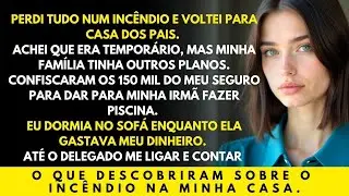 Meus pais disseram 'R$ 150 mil do seguro é para sua irmã' — mas fui eu que perdi tudo no incêndio!
