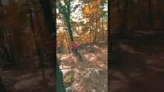 sketchy mtb drop to flat in Ringwood new  jersey #mountainbikestunt
