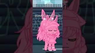 pink bunny transfur (gacha club)