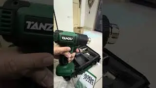 Review Tanzu Cordless Heatgun Adjustable Temperature Hot Air Blower with 3 Nozzle