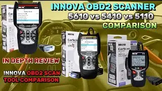 Сравнение диагностических сканеров Innova OBD2: 5610, 5410 и 5110 |