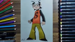 ZAK SATURDAY DRAWİNG/HOW TO DRAW ZAK SATURDAY? (THE SECRET SATURDAYS 2008)