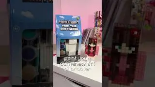 Paint your own Minecraft Figure 😮 #minecraft #minecraftshorts #minecraftmemes