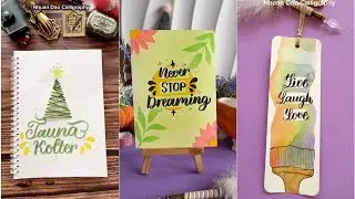 13 Aesthetic Calligraphy Art Ideas | Inspiring Designs for Cards, Bookmarks & Gifts