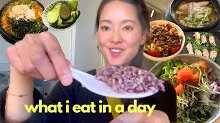 what i eat in a day (Korean food for gut health)