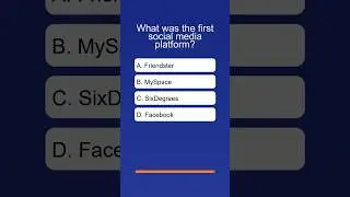 First Social Media Platform Six Degrees Challenge Quiz