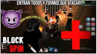🔥💀TUMBAMOS A UNA BANDA Y EN LA ALCANTARILLA NOS VIENE TODO EL SERVER!!💀💥 BlockSpin 🔪 ROBLOX
