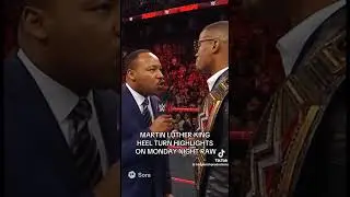 MLK vs Malcolm X on Raw #wwe #wrestling #subscribe #shorts #ai #prowrestling #funny