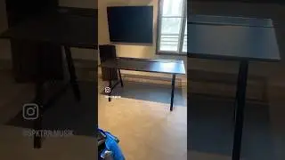 assembling IKEA UTESPELARE table #ikea #studio #dyi #utespelareikea #gamingdesk #ikeaassembly