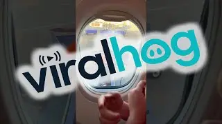 Kid Plays 'Rock, Paper, Scissors' With Airline Employee Loading Luggage || ViralHog
