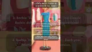 Top 5 Most Popular Barbie Dolls Ever! 🎀 | Global Favorites | Barbie Collectibles