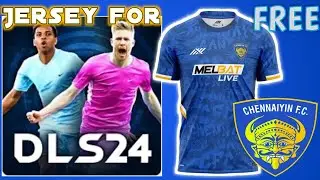 DLS 24 Chennaiyin FC Home kit | dls24 new season ISL kits | Dls 24 Custom kit #77