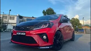 Myvi G3 Custom Led Golf Design | ADA ADAM Headlight Custom
