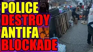 Antifa RIOTS and STORMS Hotel & Neighborhood
