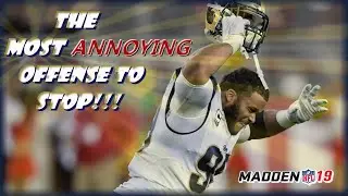 THE MOST ANNOYING OFFENSE TO STOP IN MADDEN 19!!! SPECIAL ANNOUNCEMENT TOO! MUT 19 $$$ SCHEME!