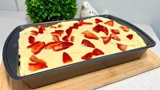STRAWBERRY ICEBOX CAKE: Easy NO BAKE Dessert Recipe