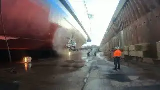 Robot washing process shipyard - DAMEN