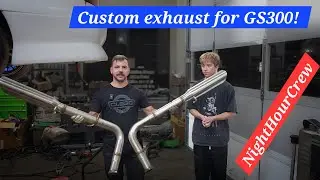 Custom exhaust for a GS300!!