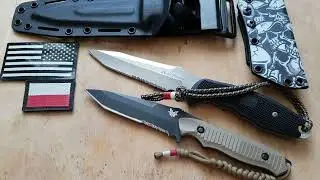 (67) BENCHMADE NIMRAVUS 154CM oraz SOG USA X-42 RECONDO BG-42 (SSRT knives).