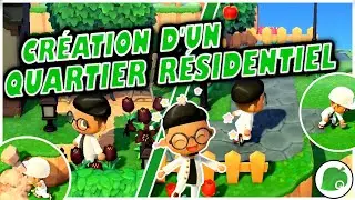 Création d'un quartier résidentiel (de A à Z) - Déco ACNH