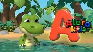 ABC Animal Safari 🐊🐻🐱 | Learn Letters ABC | Alero Kids