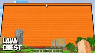 I found THE BIGGEST LAVA CHEST in Minecraft! This is THE WIDEST LAVA CHEST!