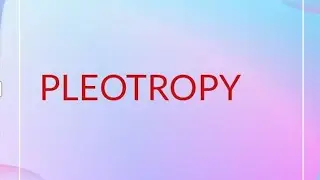 Pleotropy #aao #ao #jet #jetexam #jetprepg