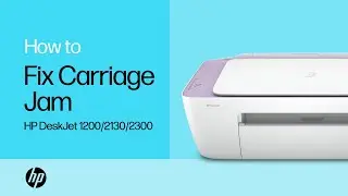 Fixing a Carriage Jam on the HP DeskJet 1200, 2130 and 2300 All-in-One Printer Series | HP Support