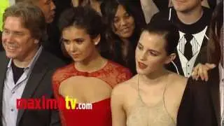 Emma Watson, Nina Dobrev, Ezra Miller, Mae Whitman at 