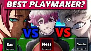 Ness VS Sae VS Charles! The Best Playmaker? (Comparison) | Blue Lock Rivals