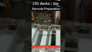 How it&rsquo;s made #playing #cards with #barcode for #analyzer & #predictor #scanner #barcodedcards scan