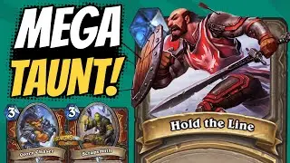 CRAZY HANDBUFF BOARDS!! Hold the Line with Taunt Warrior!