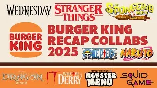 Burger King Collabs Menu 2025