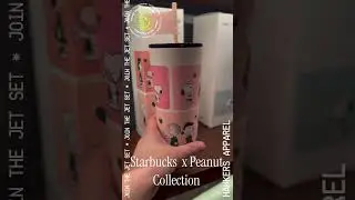 Starbucks x Peanut Collection. #starbucks #starbuckstumbler #starbuckscollection #snoopy