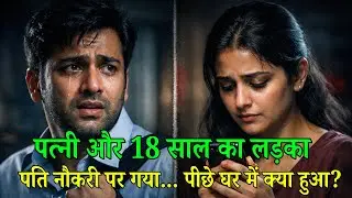 पति जब नौकरी जाता था, तब पत्नी घर में एक 19 साल के लड़के के साथ गलत रास्ते पर चल पड़ी | Emotional