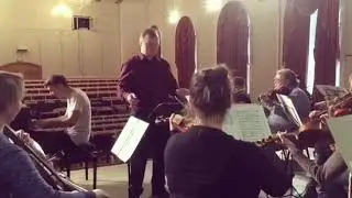 Симфонический оркестр Olympic Symphony Orchestra. Репетиция