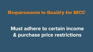 Mortgage Credit Certificates | MCC Loans