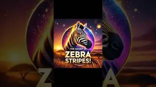 The Hidden Purpose of Zebra Stripes Explained #wildlife #learning