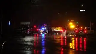Cars Towed Off of Flooded Cross Island Parkway - flooding Queens