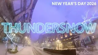 Thundersnow in Cumberland, Maryland, 1-1-26