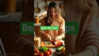 Healthy Diet = Fit Body 💪 | Simple Diet Tips for Daily Fitness | FitWithRiya #fitness #shortvideo