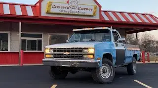 Inspecting and Replacing Ball Joints, Wheel Bearings and Hub Assembly on a 4WD Square Body Chevy.