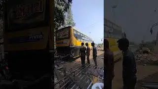 Accident bus repairing process | SHREE KHODIYAR BODY BUILDERS, SURAT, GUJARAT | #bus #accidentnews