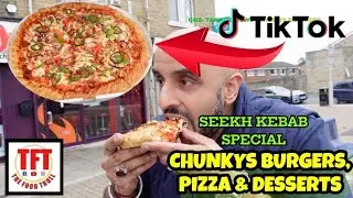 TIK TOK FAMOUS PIZZA REVIEW | BRADFORD | FOOD REVIEW | CHUNKYS