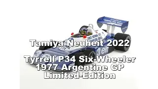 Tamiya Tyrrell P34 Six Wheeler 1977 Argentine GP - F103 Neuheit zur Spielwarenmesse - Toy Fair 2022