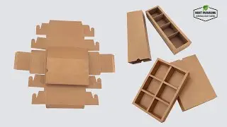How to Fold Kraft Slide Drawer Style Boxes with Insert Divider