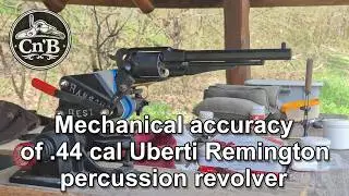Mechanical accuracy of the Uberti Remington New Model Army percussion revolver - Ransom rest test