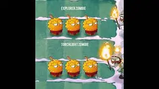 Plants VS Zombies 2 Torchlight Zombie VS Explorer Zombie and Endurian PVZ2 which zombie wins #Shorts