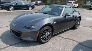 Machine Gray Mazda MX5 Miata Retractable Hardtop